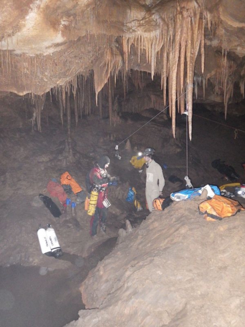 Новые открытия и достижения в п. Нахимовская. Свой путь в поисках подземной реки Караби. (Спелеология, сифон, крым, исследования, спелеодайвинг, первопроход)