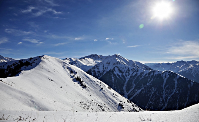 Бэккантри и фрирайд в Караколе (отчет о новогоднем Level 2 в горах Тянь-Шаня, Бэккантри/Фрирайд, киргизия, пржевальск, фрирайд-школа, алекс кузмицкий, snow sense)