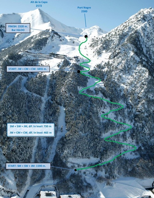 Чемпионат Европы по ски-альпинизму в Андорре. (Ски-тур, ски-тур)