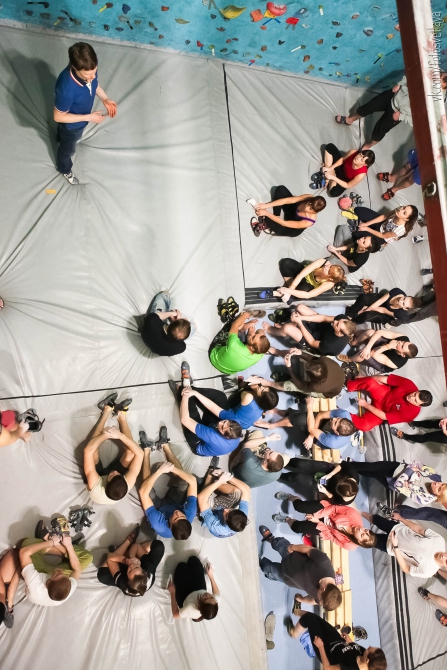 В Роктауне состоялся мастер-класс «Секреты скалолазной техники» (Скалолазание)