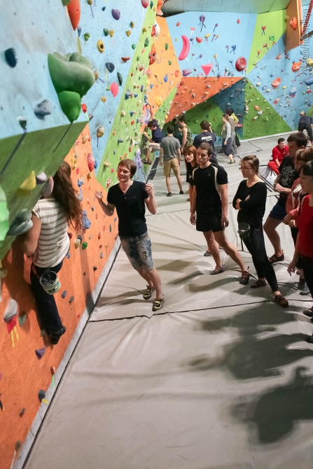 В Роктауне состоялся мастер-класс «Секреты скалолазной техники» (Скалолазание)