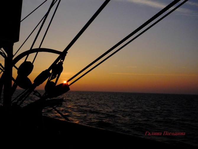 Будни матроса на барке "Седов" (Вода, барк седов)