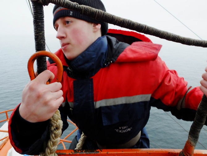 Будни матроса на барке "Седов" (Вода, барк седов)