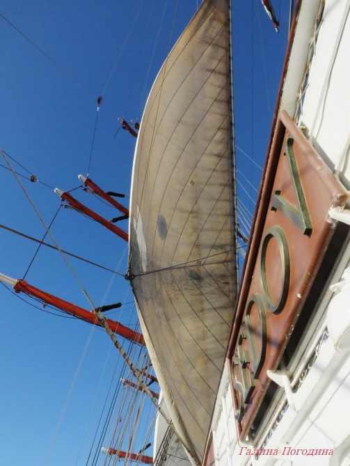 Будни матроса на барке "Седов" (Вода, барк седов)