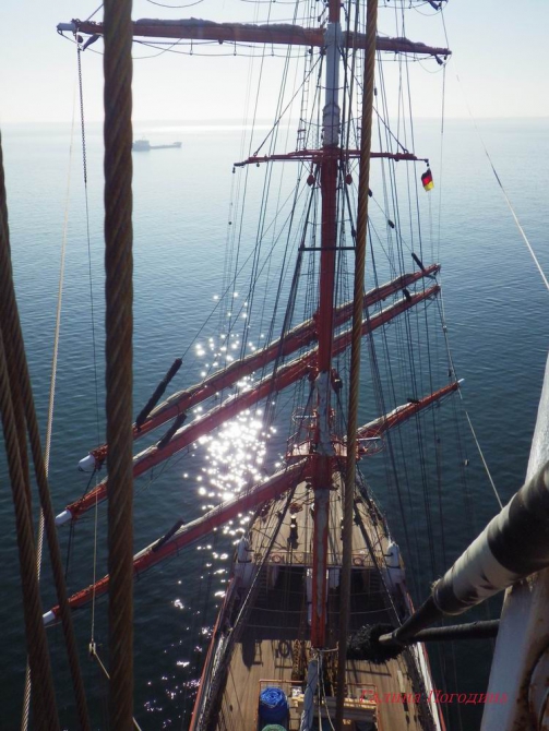 Будни матроса на барке "Седов" (Вода, барк седов)