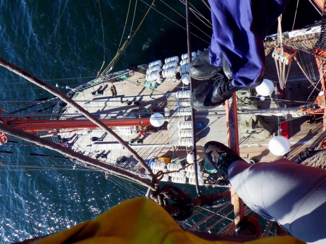 Будни матроса на барке "Седов" (Вода, барк седов)