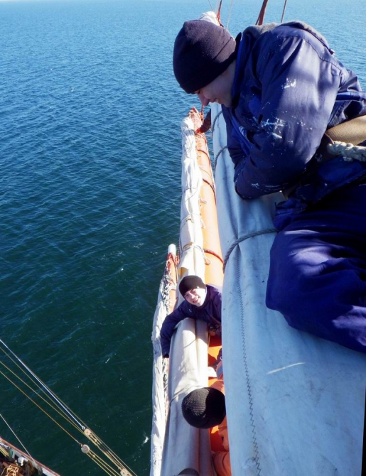 Будни матроса на барке "Седов" (Вода, барк седов)