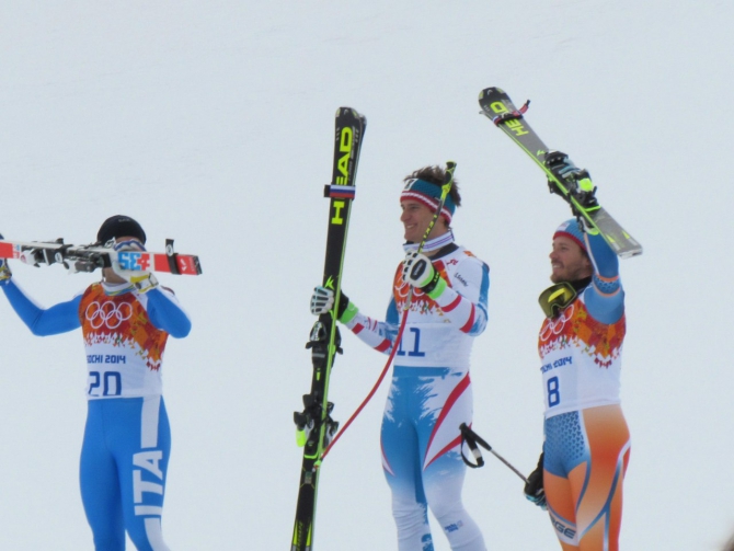 МАТТИАС МАЙЕР - победитель в скоростном спуске на Олимпиаде в Сочи 2014, глазами Агеевой Евгении - судьи на трассе, Горные лыжи/Сноуборд, олимпийские игры, горные лыжи)