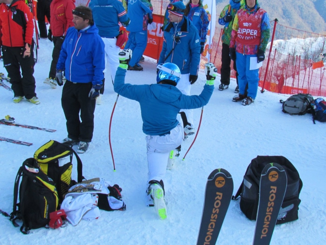 МАТТИАС МАЙЕР - победитель в скоростном спуске на Олимпиаде в Сочи 2014, глазами Агеевой Евгении - судьи на трассе, Горные лыжи/Сноуборд, олимпийские игры, горные лыжи)