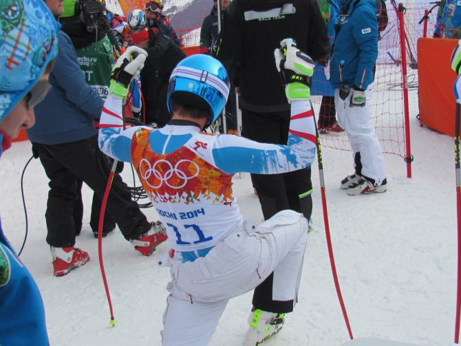 МАТТИАС МАЙЕР - победитель в скоростном спуске на Олимпиаде в Сочи 2014, глазами Агеевой Евгении - судьи на трассе, Горные лыжи/Сноуборд, олимпийские игры, горные лыжи)
