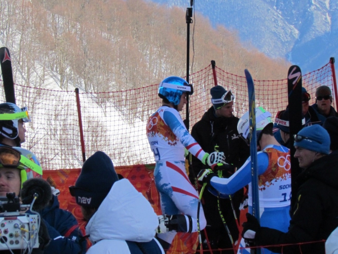 МАТТИАС МАЙЕР - победитель в скоростном спуске на Олимпиаде в Сочи 2014, глазами Агеевой Евгении - судьи на трассе, Горные лыжи/Сноуборд, олимпийские игры, горные лыжи)