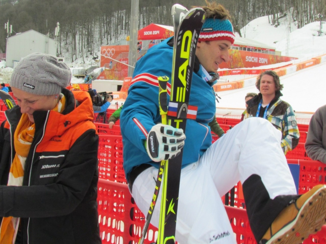 МАТТИАС МАЙЕР - победитель в скоростном спуске на Олимпиаде в Сочи 2014, глазами Агеевой Евгении - судьи на трассе, Горные лыжи/Сноуборд, олимпийские игры, горные лыжи)