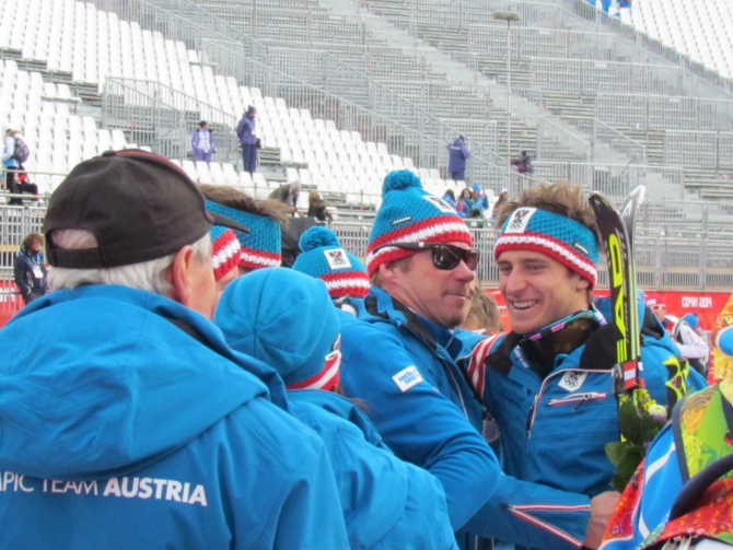МАТТИАС МАЙЕР - победитель в скоростном спуске на Олимпиаде в Сочи 2014, глазами Агеевой Евгении - судьи на трассе, Горные лыжи/Сноуборд, олимпийские игры, горные лыжи)