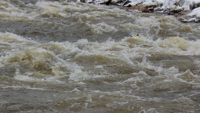 Покатались на пороге Айгир в выходные (Вода, каяк, инзер)