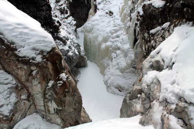 Горный поход с лыжами на Кодаре (каньон орто-юрях, перевал ленинградец, перевал четырех, пик бам)