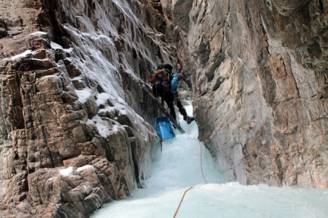 Горный поход с лыжами на Кодаре (каньон орто-юрях, перевал ленинградец, перевал четырех, пик бам)