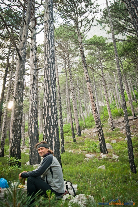 Крым, Алупкинская стена, маршрут "Стрела Безбашенная", 5Б (Альпинизм, описание, первопроход)