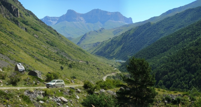 Джипинг: Былым - Ак-топрак - Чегем. (Путешествия, приэльбрусье)