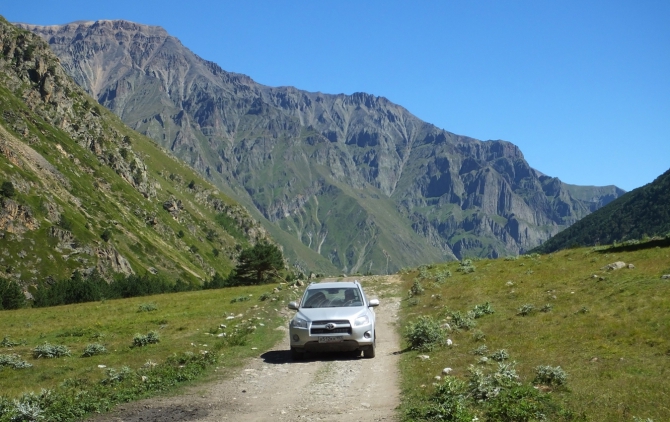 Джипинг: Былым - Ак-топрак - Чегем. (Путешествия, приэльбрусье)