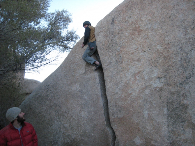 Болдеринг. Joshua Tree.... Зима... (Скалолазание, usa, dav-club-russland)