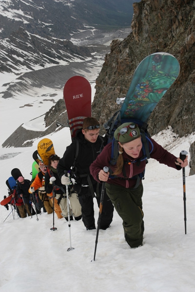 ЛЕТНИЙ БЭККАНТРИ ЛАГЕРЬ АДЫЛ-СУ 2008 (Бэккантри/Фрирайд, ski, snowboarding, backcountry, скитур, адыл су)