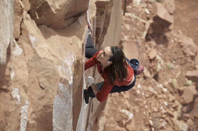 И вновь Стеф Девис - BASEclimbing на Castleton-Tower (Скалолазание, соло, сша)