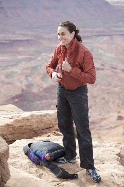 И вновь Стеф Девис - BASEclimbing на Castleton-Tower (Скалолазание, соло, сша)