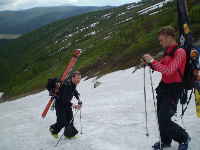 Приисковый-2008. Летний снег. (телемарк, беккантри, фрирайд, валечка)