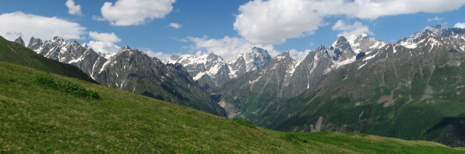 Сванский триптих: Тетнульд, Ушба и Шхара (Альпинизм, сванетия)
