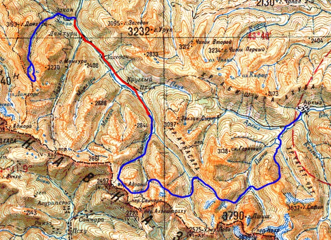 Поход Архыз - Имеретинские озера (Горный туризм, имеретинские озёра, кавказский заповедник)