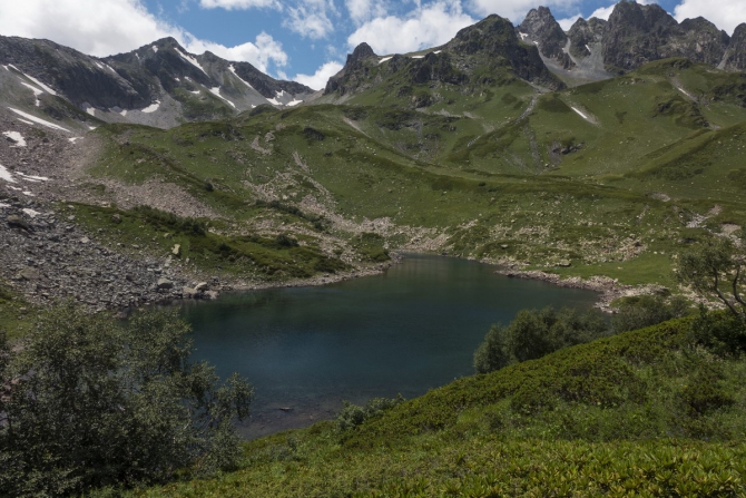 Поход Архыз - Имеретинские озера (Горный туризм, имеретинские озёра, кавказский заповедник)