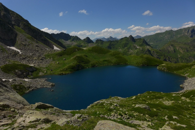 Поход Архыз - Имеретинские озера (Горный туризм, имеретинские озёра, кавказский заповедник)