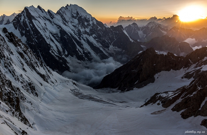 Попытка восхождения на Коштан-тау по северо-восточному гребню (4Б, Альпинизм, фотографии, альпинизм, кавказ, безенги, альплагерь безенги)