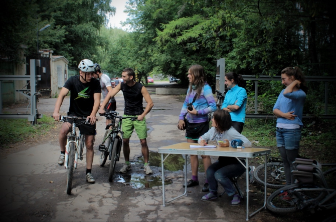 "Скалотрон" в г.Королёв 16.08 был! Фото с места событий. (Скалолазание, скалолазание, бег, велосипед)