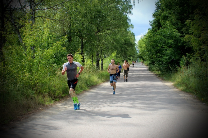 "Скалотрон" в г.Королёв 16.08 был! Фото с места событий. (Скалолазание, скалолазание, бег, велосипед)