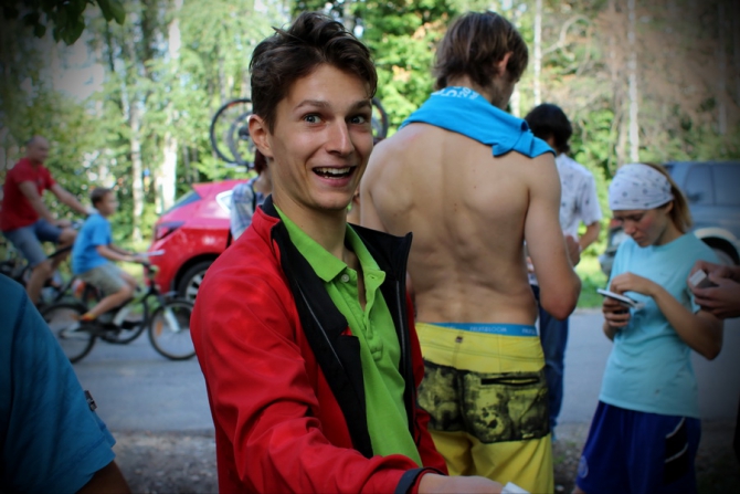 "Скалотрон" в г.Королёв 16.08 был! Фото с места событий. (Скалолазание, скалолазание, бег, велосипед)