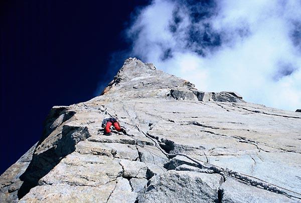Новый маршрут на Dent du Geant. (Альпинизм, монблан, дент дю геант, первопрохождение, стена)