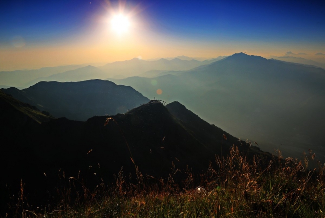 Воскресно - закатное настроение (фотоотчёт, горная карусель, черная пирамида, красная поляна)