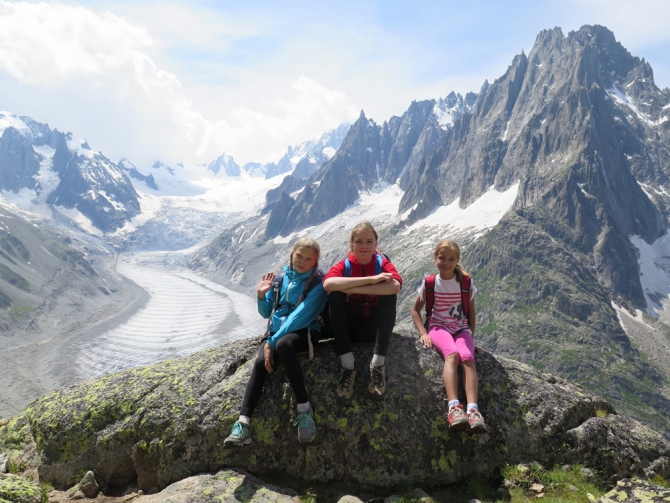 Поход по маршруту Balcon de la Mer de Glace в Шамони (Альпинизм, ледник мер де глас, приют куверкль, приют шарпуа, трекинг)