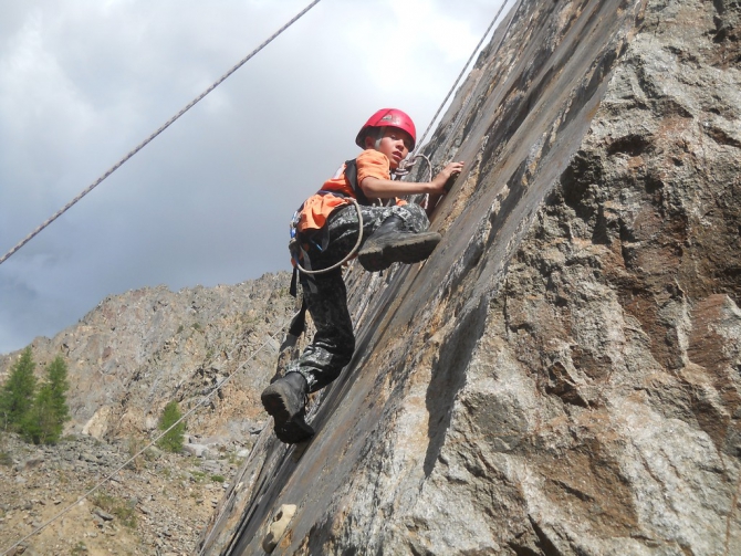 Хроники Новосибирского альпинизма: июль-август 2014 в Актру, детская смена. (дети)