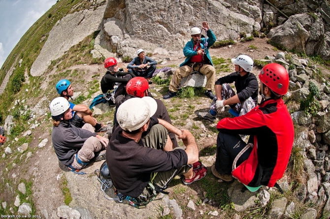 Работа горной школы "Категория трудности" в Безенги 2014 (Альпинизм, горная школа "категория трудности" им.ставницера, ситник михаил, сборы, альпинизм)