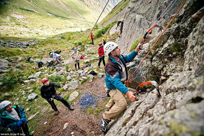 Работа горной школы "Категория трудности" в Безенги 2014 (Альпинизм, горная школа "категория трудности" им.ставницера, ситник михаил, сборы, альпинизм)