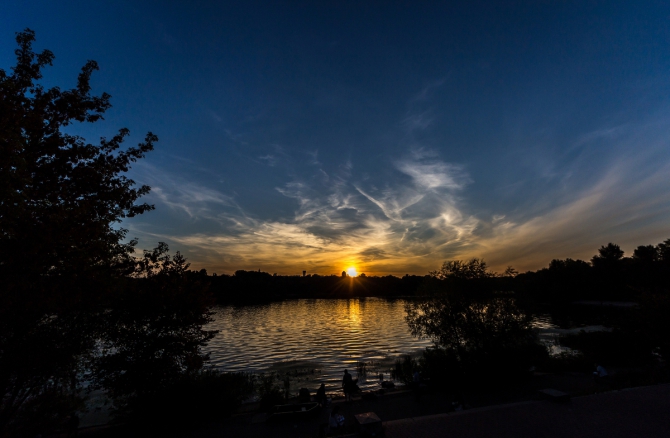 Закатное.... (Вода, закаты солнца, фотографии, щакаты над рекой, закаты солнца, фотографии, закаты над рекой)