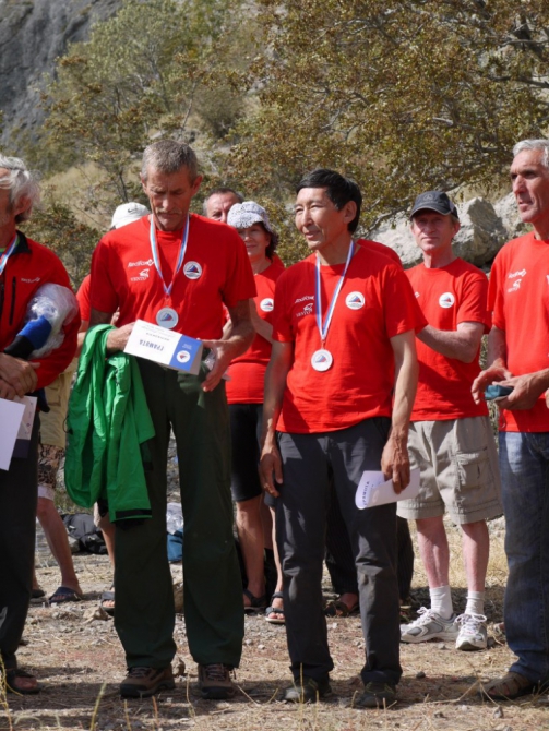 Сборная ветеранов Москвы собрала полный комплект медалей в Судаке (Альпинизм, крым, чемпионат ветеранов, фаис москвы, каячев, тинин, сарапаев, шаранин, машков, дмитриевская)