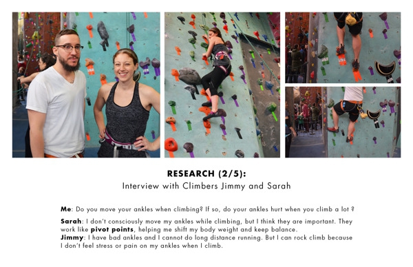 Ножной протез для скалолазания (Альпинизм)