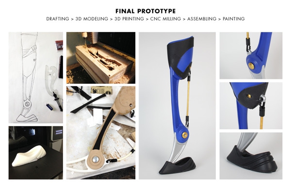 Ножной протез для скалолазания (Альпинизм)