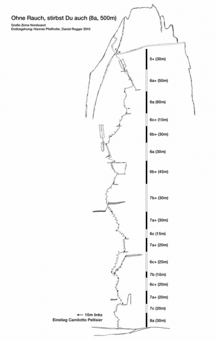 Инес Паперт (Германия) и Лизи Штеурер (Австрия): первое прохождение в свободном стиле Ohne Rauch stirbst du auch (Лаваредо Главная, Доломитовые Альпы, Скалолазание, первопрохождение, свободный стиль)