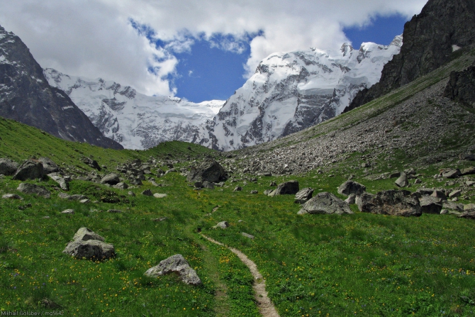 Безенги-2014. Фоторассказ (Горный туризм, горы, кавказ, Шиле, Соухауз, Гийбашкёль, думала, коштантау)