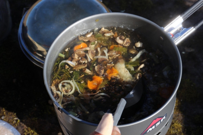 Горелка MSR Reactor в походе (Путешествия, путешествия, исландия, треккинг)