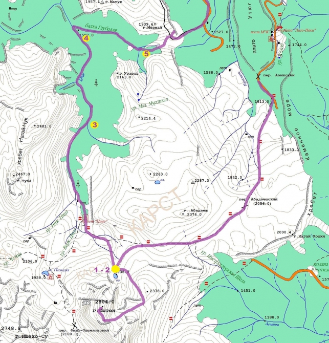 Детский поход в Лагонаки (Путешествия, дети, маи, Цица, оштен)